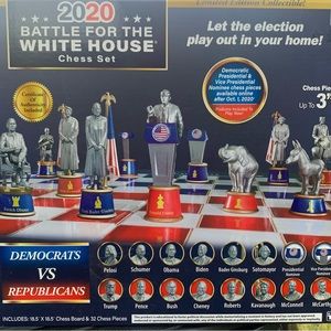 Battle for the White House 2020 Chess Set, unopened box